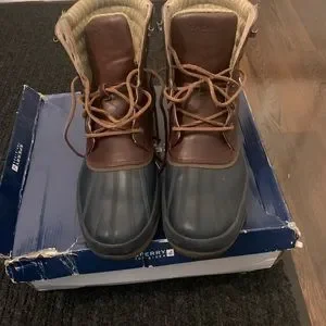 Sperry’s Top Side Gold Cup Duck Boots Men’s Size 11| Blue and Brown Sperry | Shoes | Sperrys Top Side Gold Cup Duck Boots Mens  main image 3